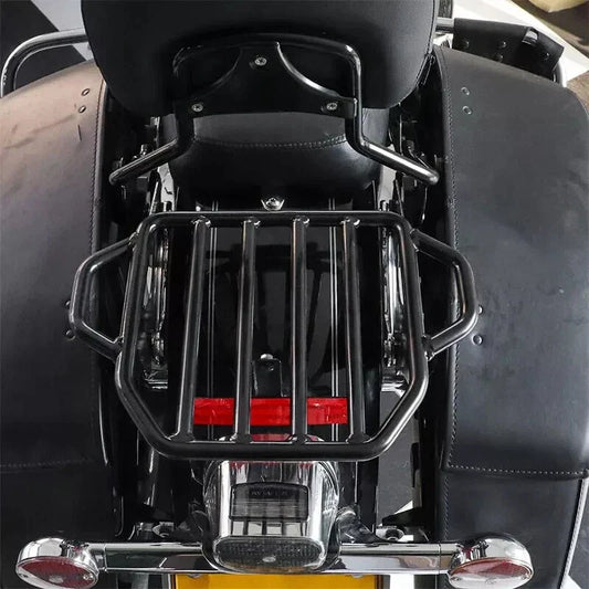 BLACK  Up Luggage Rack for Harley Touring Street Glide Road Glide (2009-2023)