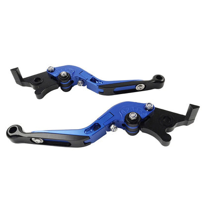 Blue Extendable Brake Clutch Levers for BMW F650GS (2002-2007)