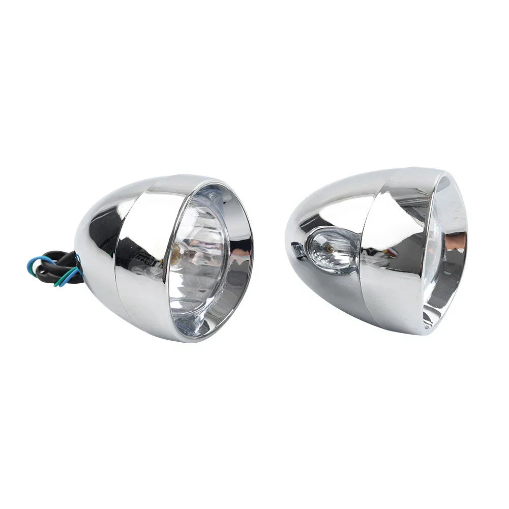 Custom Chrome Motorcycle Passing Spot Light Fog Lamp -  Lights
