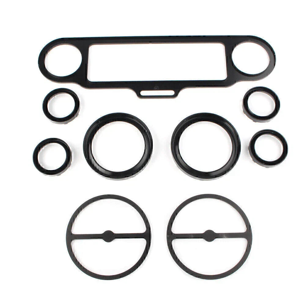 CNC Aluminum Inner Fairing Trim Bezel Set for Harley Touring FLHT FLHX (1996-2013)