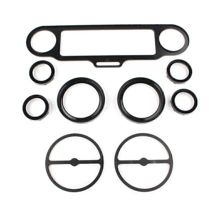 CNC Aluminum Inner Fairing Trim Bezel Set for Harley Touring FLHT FLHX (1996-2013)