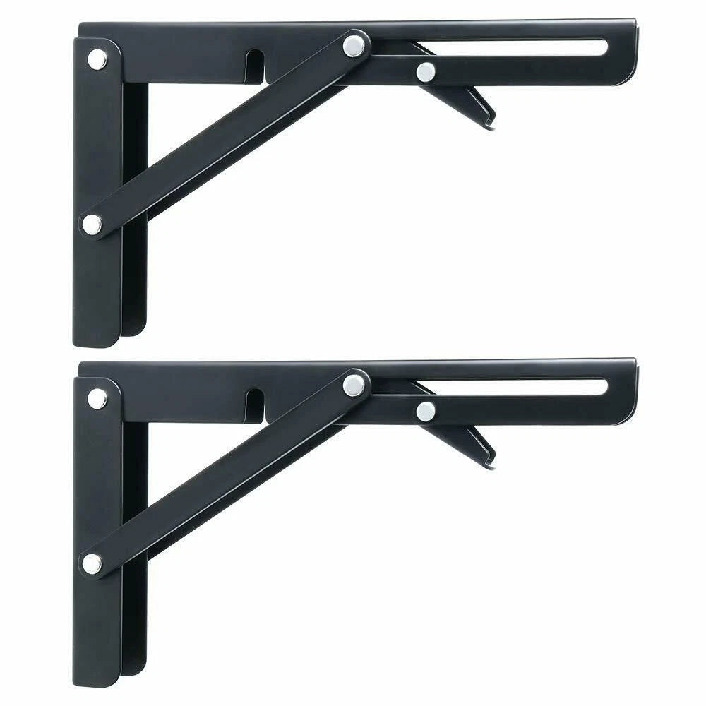 Heavy Duty 8" Stainless Steel Folding Table Brackets for Bench