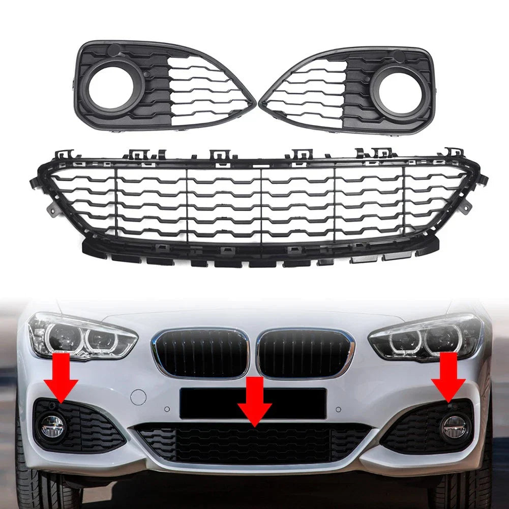 Front Bumper Fog Light Covers for BMW 1 Series F20 F21 (2015-2019)
