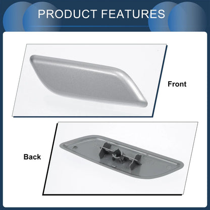 Front Right Washer Nozzle Cover for Honda Accord VIII 2011-2013 Silver Tone