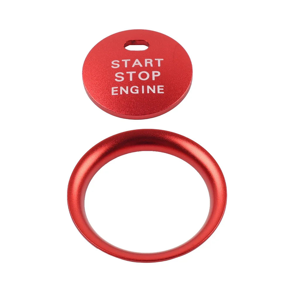Red Engine Start Push Button Cover Ring Trim for Mazda 3 6 CX-5 (2014-2023)