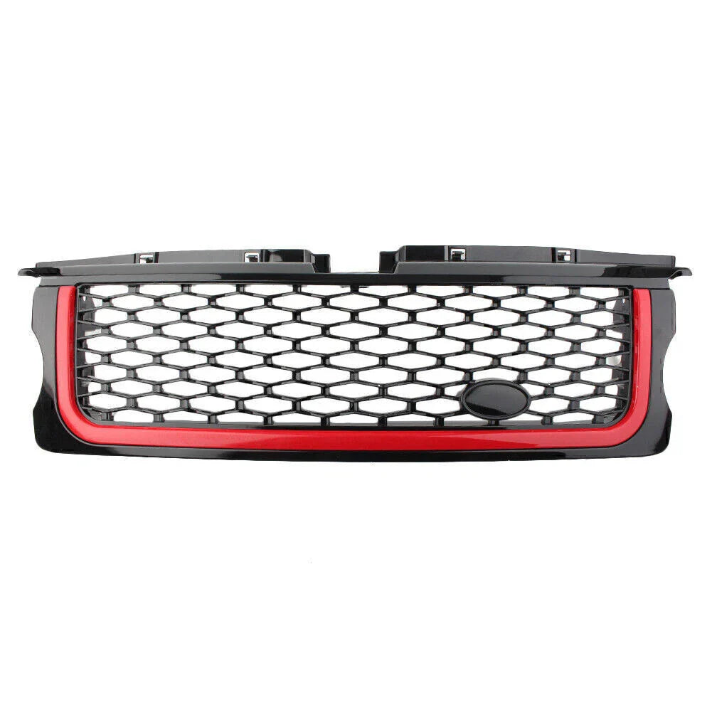 Black Frame Red Edge Front Grille Mesh for Land Rover RRS (2005-2009)