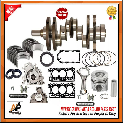 Crankshaft with Engine Rebuild Kit Replacement for Land Rover 3.0 TDV6 (2005–2013)
