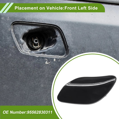 Washer Nozzle Cover Cap for Porsche Cayenne Turbo (2003-2010) Black