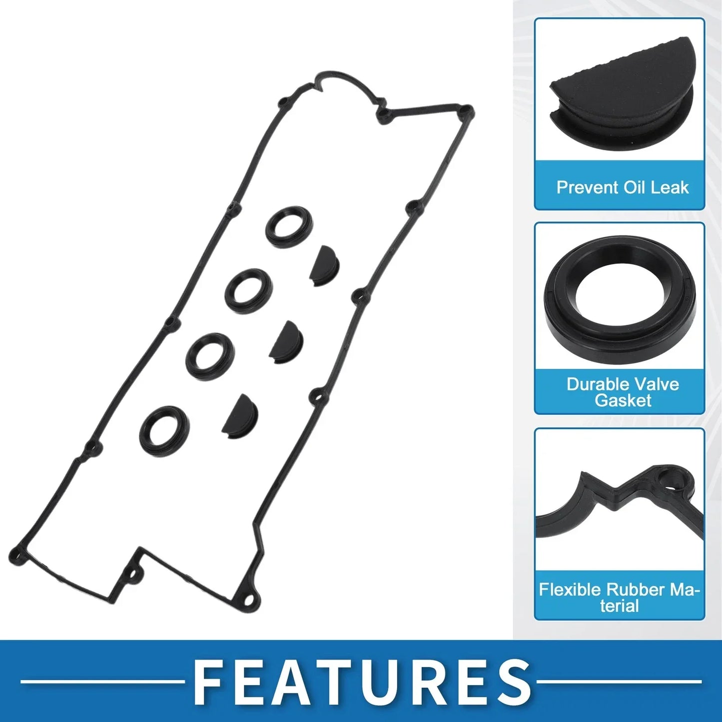 Valve Cover Gasket for Kia Spectra 2004-2009 with Spark Plug Seals