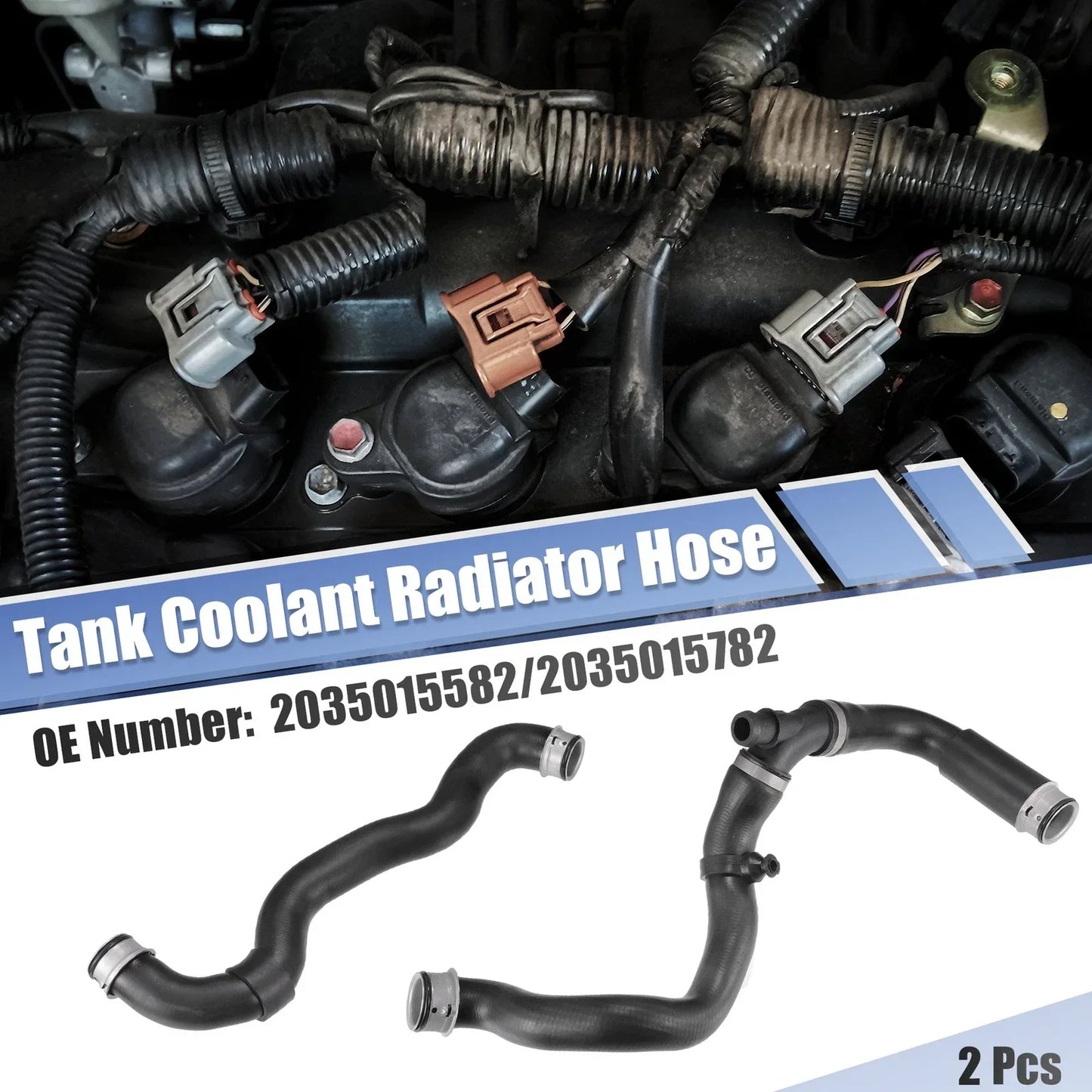 Heater Hose Radiator Tank Pipe for Mercedes-Benz C230 (2001-2007)