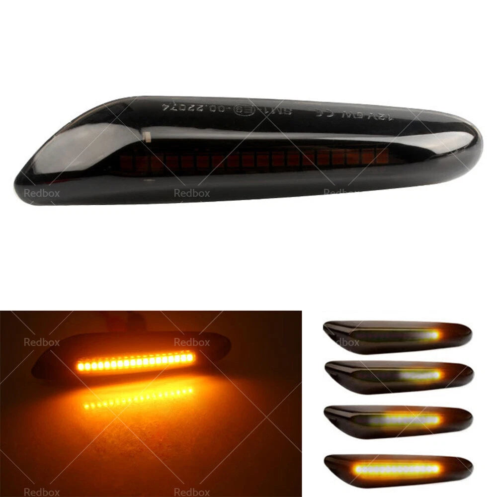 Dynamic Turn Signal Side Marker Lights for BMW 1 3 5 X Series (2004-2023)