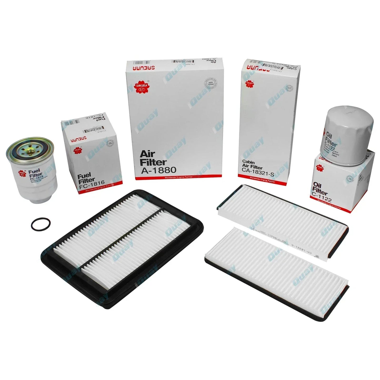 Oil Air Fuel Cabin Filter Kit for Navara D40 2.5L YD25 Diesel Thai Built