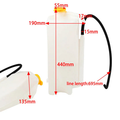 Coolant Reservoir Tank for Jeep Wrangler JK JKU 3.8L V6 (2007-2011)
