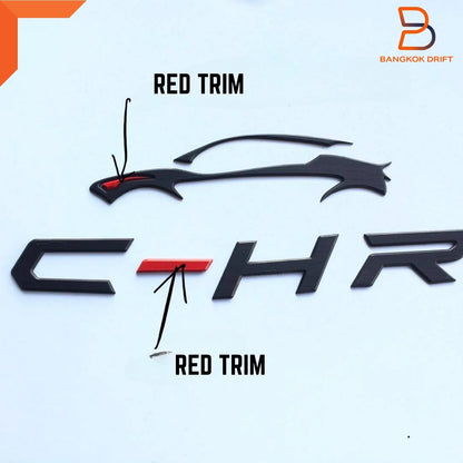 3D Acrylic Logo Emblem Badge for Toyota C-HR (2016-2023)