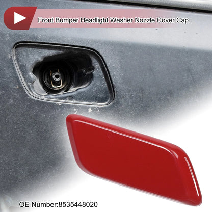 Front Left Headlight Washer Nozzle Cap for Lexus RX350 (2013-2015) Red 1 x