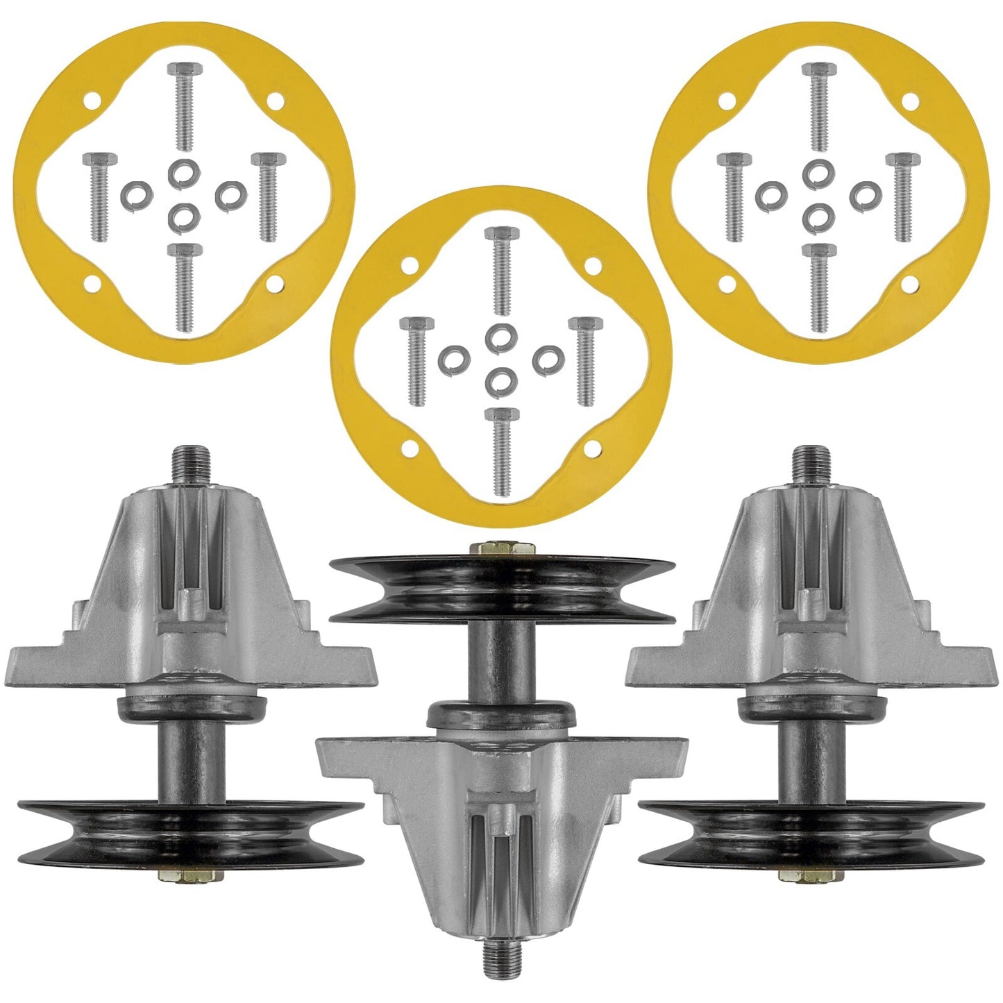 3 Spindle Assembly with Deck Ring for MTD Cub Cadet (2005–2015)