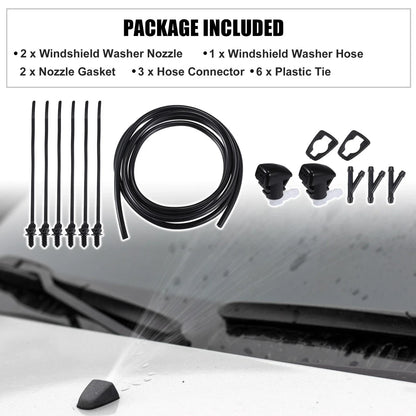 Car Windshield Washer Nozzle Set for Dodge Durango (2011-2023)