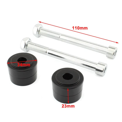 Ducati Hypermotard 821 Black Handle Bar Risers (2013-2015)