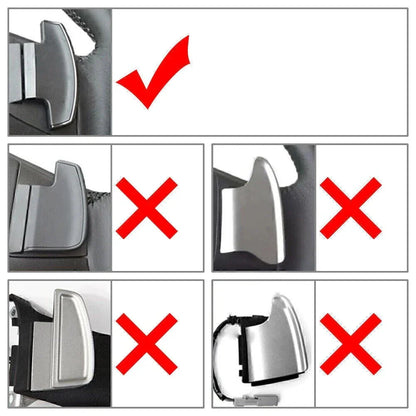 Gray Steering Wheel Shift Paddle Shifter Trim Cover for Acura MDX (2013-2018)