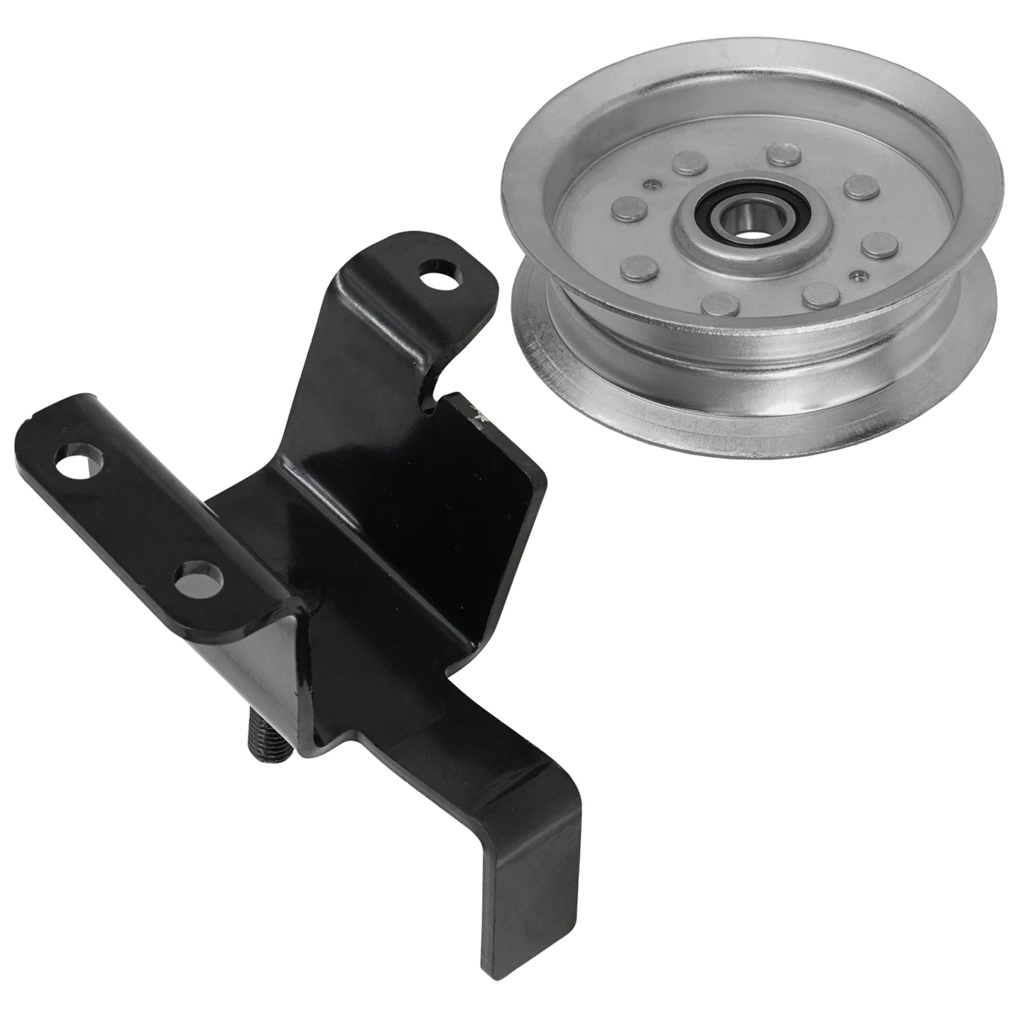 Deck Idler Bracket Repair Kit with Pulley for John Deere 102 105 115 (D120)