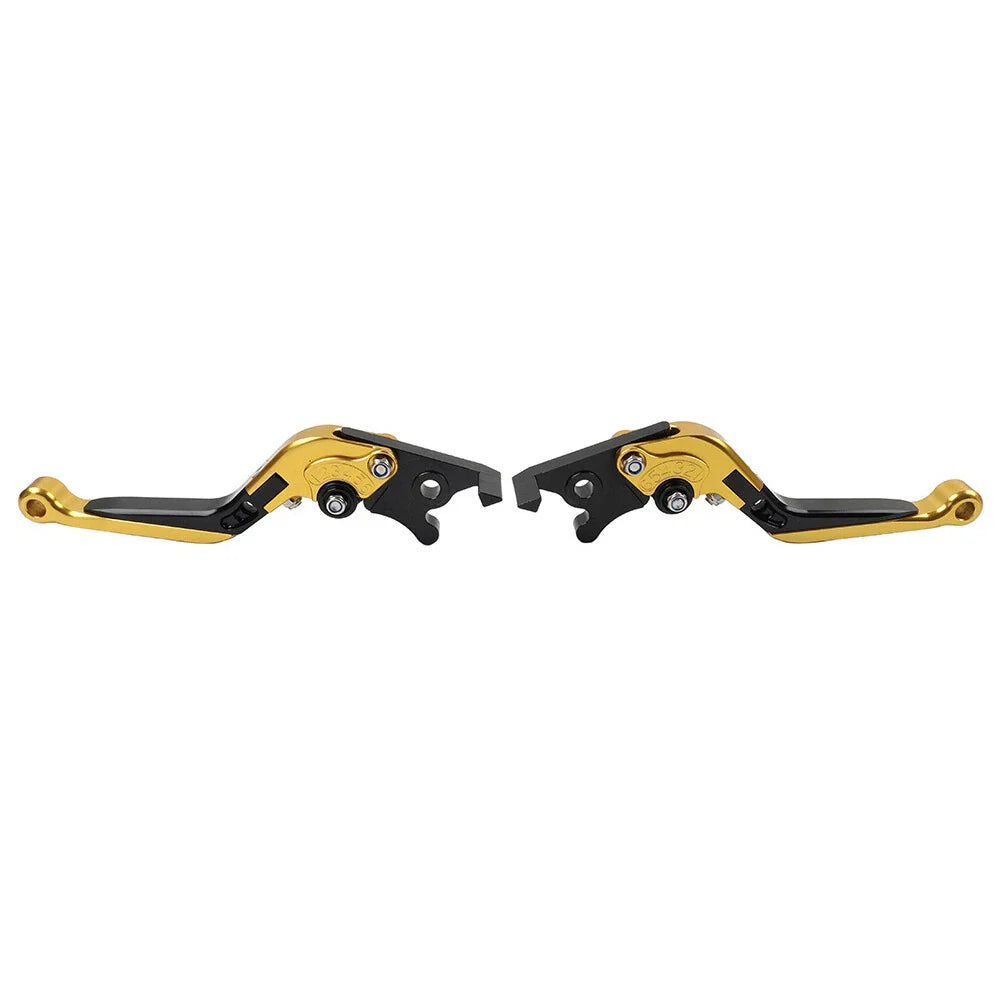 Extendable Brake Clutch Levers for Kawasaki Z1000 ZX6R  Gold (2007-2018)
