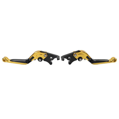 Extendable Brake Clutch Levers for Kawasaki Z1000 ZX6R  Gold (2007-2018)