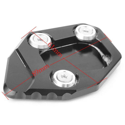 Kickstand Side Stand Pad Extension for HONDA CBR600RR 2007-2015 Black
