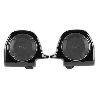 Lower Fairings 6.5'' Speakers Grills Box Pods for Harley Touring (1988-2013)