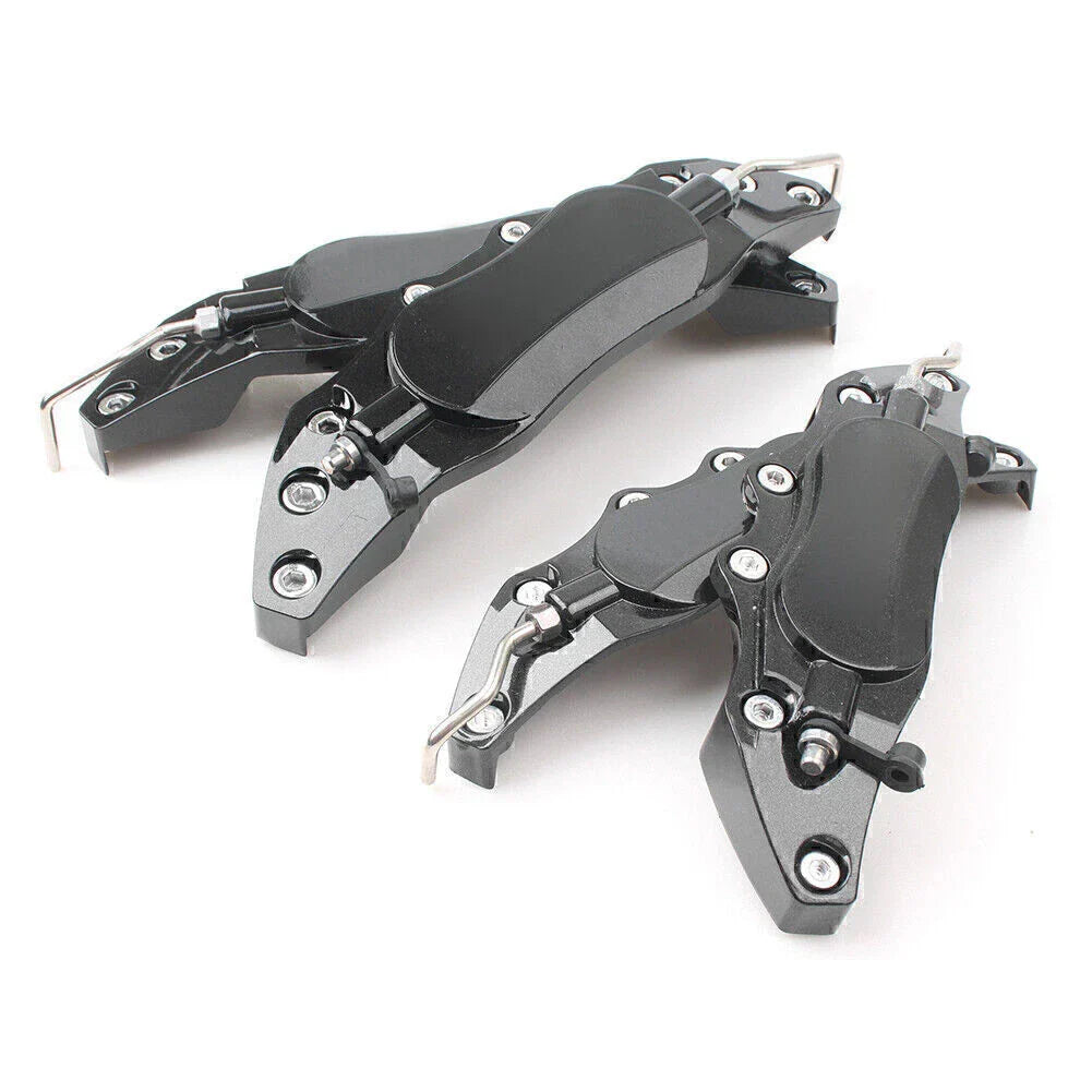 4 x 3D Metal Brake Caliper Covers for Universal Front & Rear Car Black
