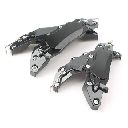 4 x 3D Metal Brake Caliper Covers for Universal Front & Rear Car Black