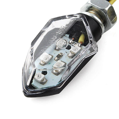 LED Turn Signal Amber Indicators Lights for Universal Motorcycle