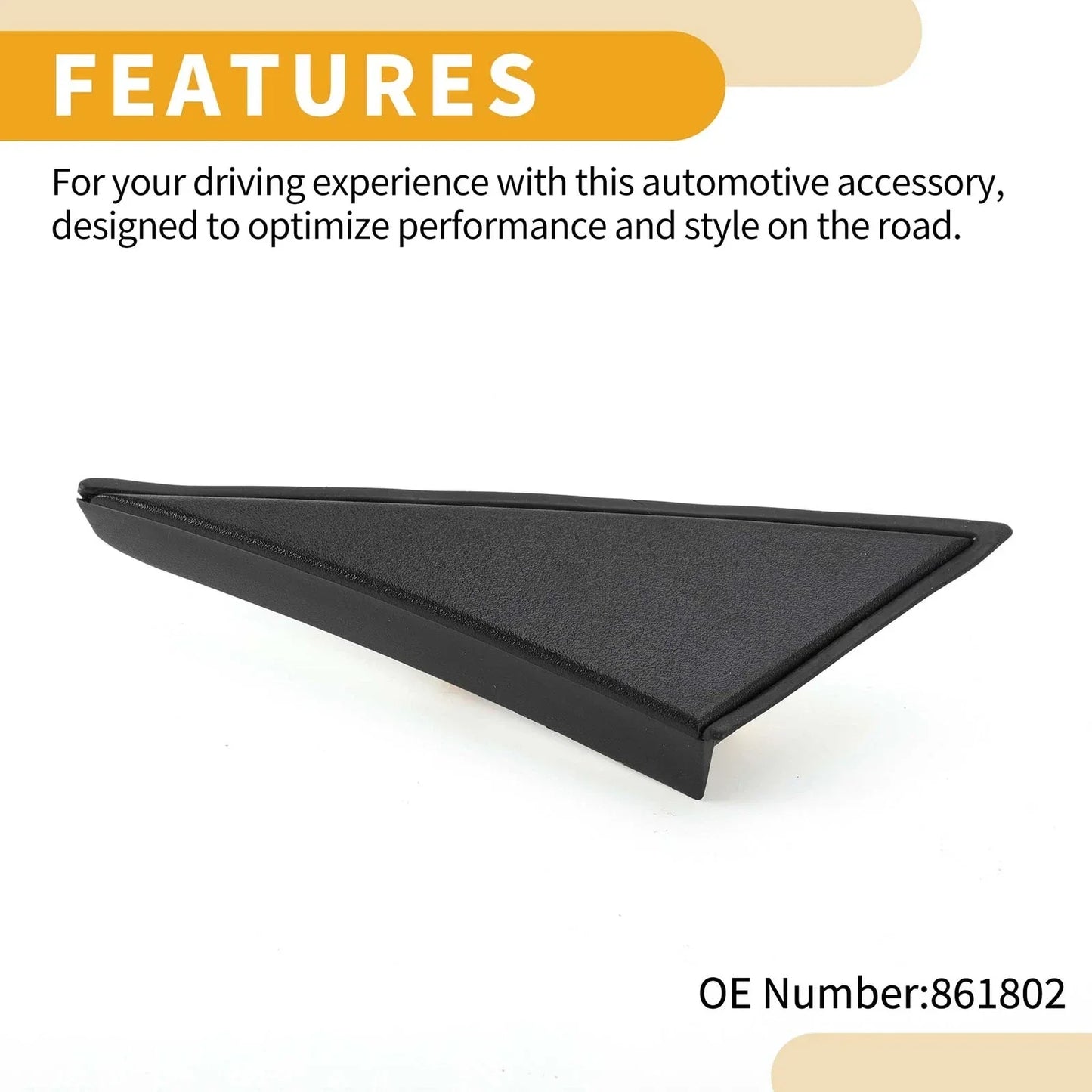 Front Right Side Pillar Triangle Trim for Hyundai Tucson (2005-2010)