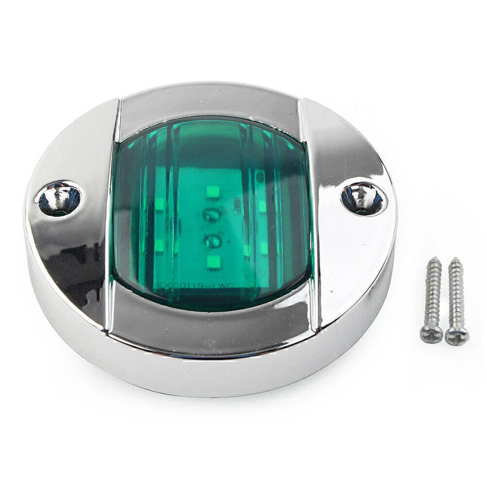 24V LED Side Marker Lights  Green for Truck Trailer RV Boat