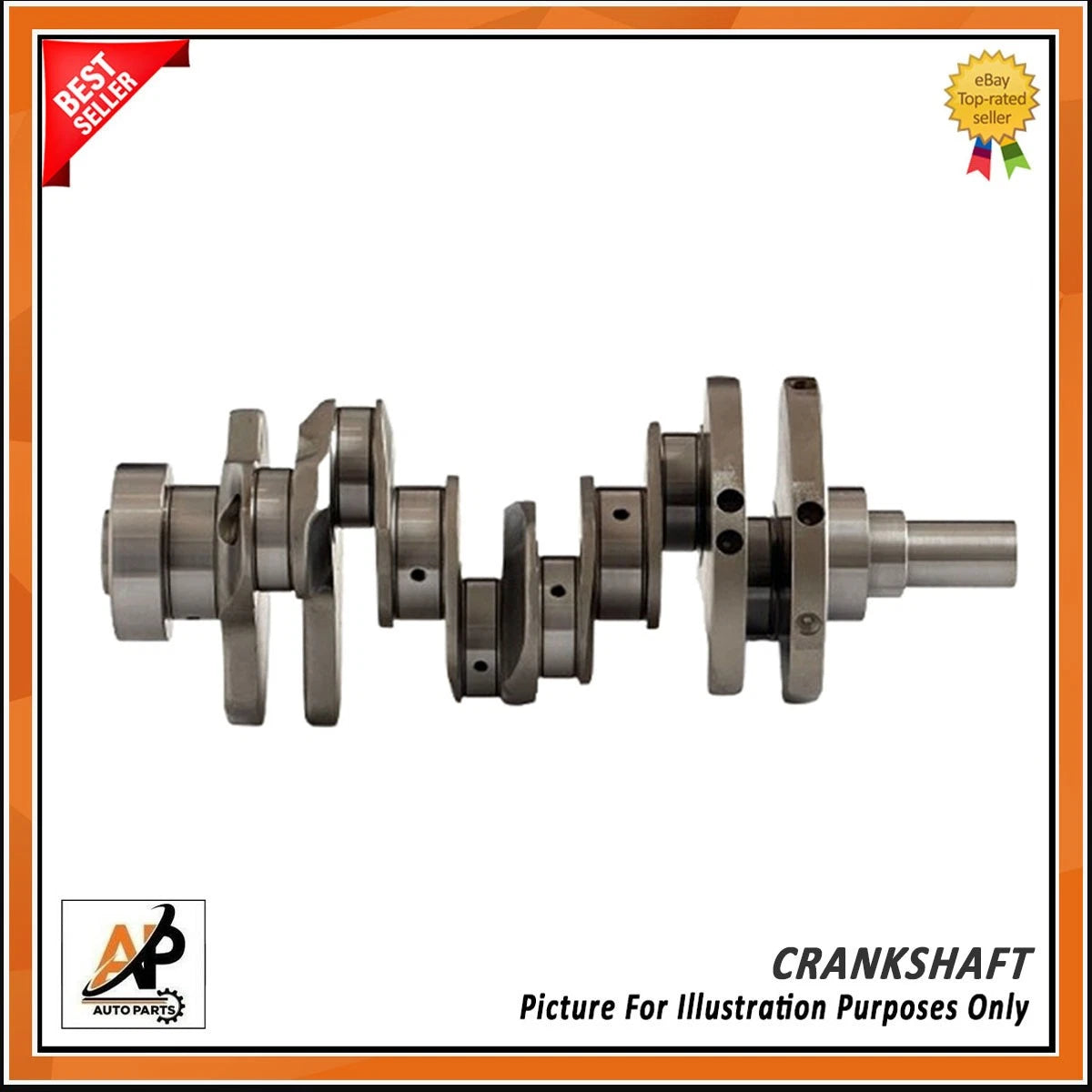 Crankshaft with Bearings and Seals for Land Rover Range Rover Jaguar 3.0TDV6 (2006–2012)