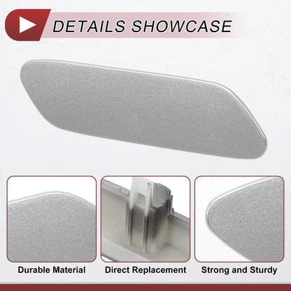 Front Right Washer Nozzle Cover for Lexus RX350 (2016-2019) - Silver Tone 1 x