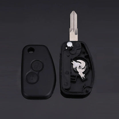 Remote Control Key Housing Shell for Renault Logan, Duster, Nissan Almera