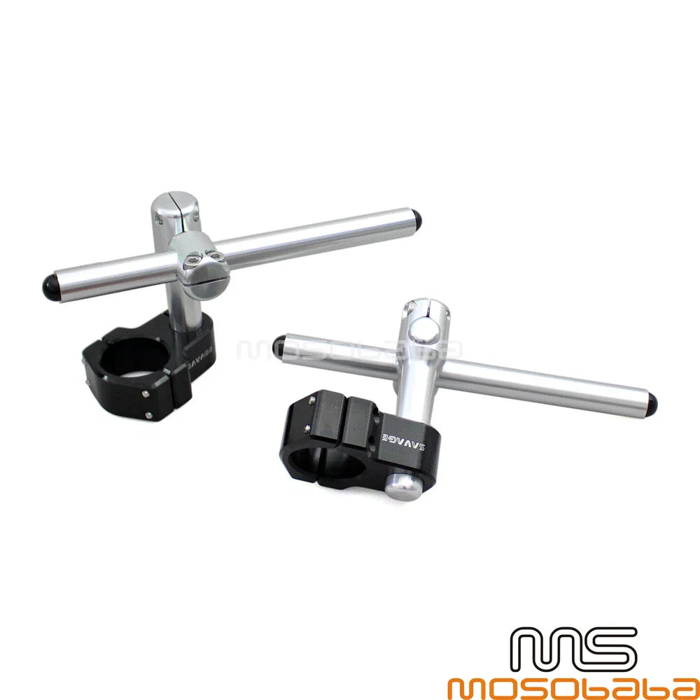 7/8'' Adjustable Clip-On Handlebar Kit for Universal Motorcycle