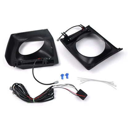 Daytime Running Lights Bezel Glossy Black for Benz G-Class (1990-2018)