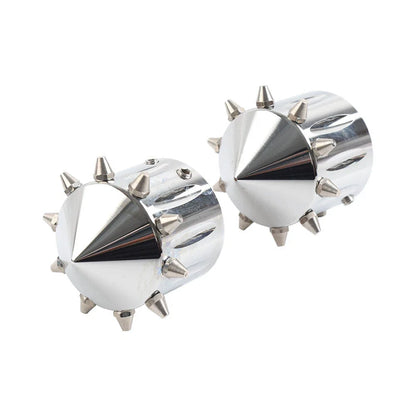 CNC Cut Front Axle Cap Nut Covers for Harley Touring Road King Street Glide (2009-2023)
