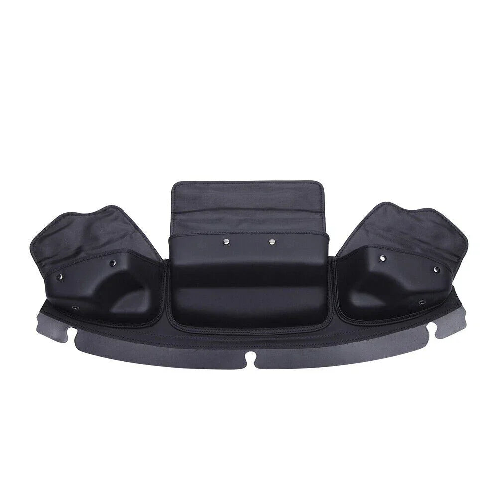 3 Pocket Fairing Pouch Windshield Bag for Harley Touring Street Glide (14-23)