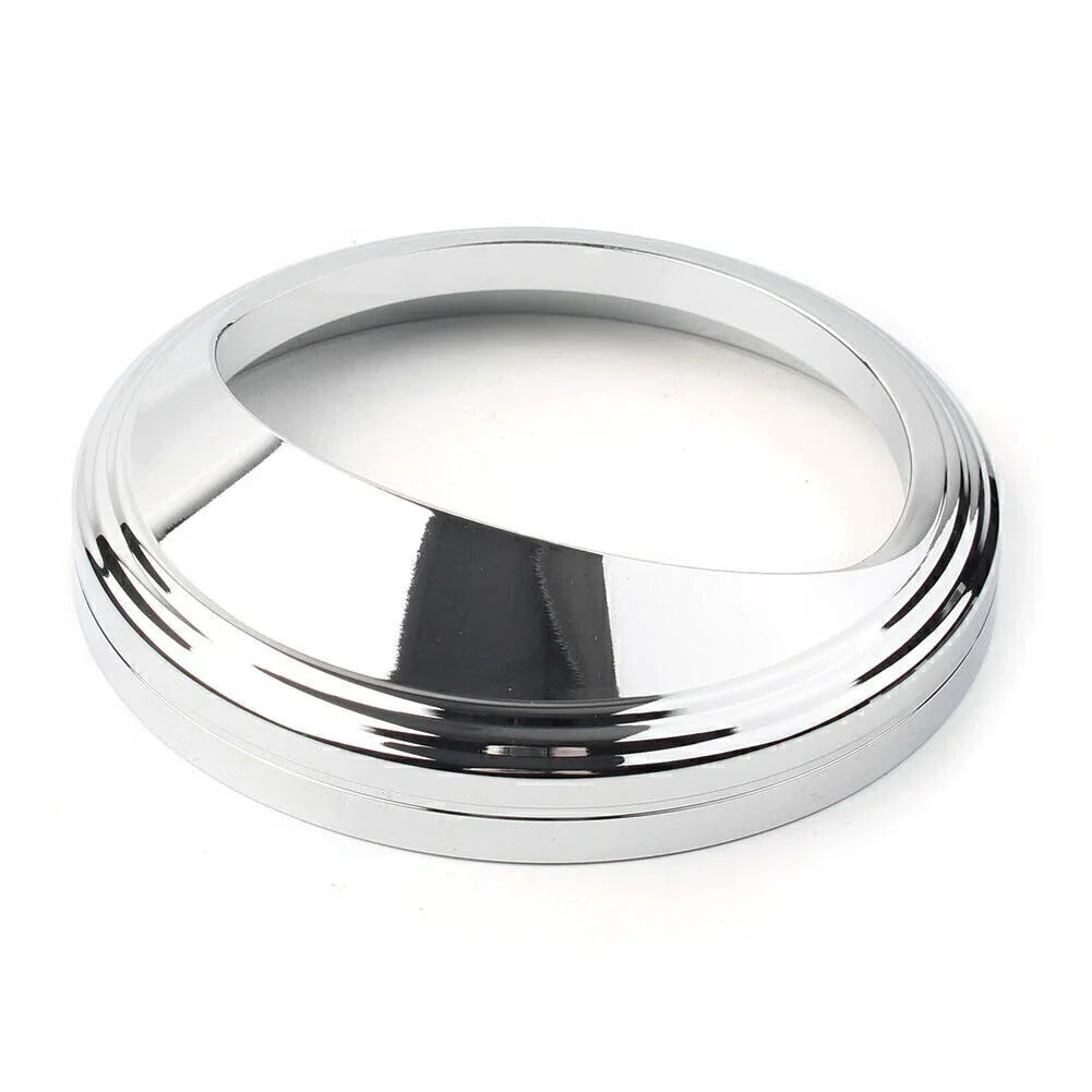 5" Chrome Bezel Trim Ring Visor Cover for Harley