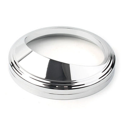5" Chrome Bezel Trim Ring Visor Cover for Harley