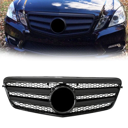 Front Upper Bumper Mesh Grille for 2009-2010 Benz E-Class E63 E250 E550 E350
