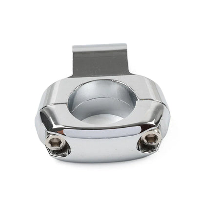 Handlebar Mirror Mount Clamp for Harley Dyna Fatboy