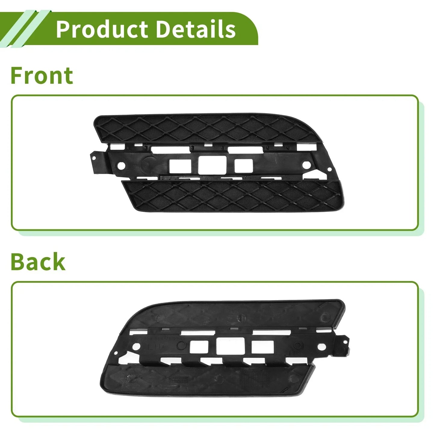 Front Left Fog Light Grill for Mercedes Benz GL350 (2007-2012)