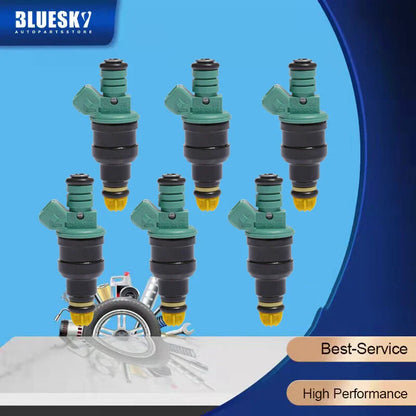 6 x Fuel Injectors for BMW 323 325 523 525 E36 E34 E39 2.5L 6-Cyl (1990-2005)