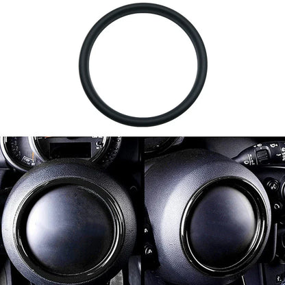 Black Steering Wheel Centre Ring Cover for MINI F54 F55 F56 F57 F60 (2016-2021)