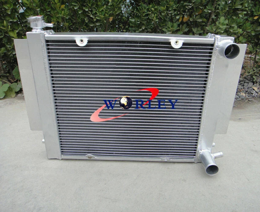 Aluminum Radiator & Oil Cooler for Mazda RX2 RX3 RX4 RX5 RX7 (1970-1985)