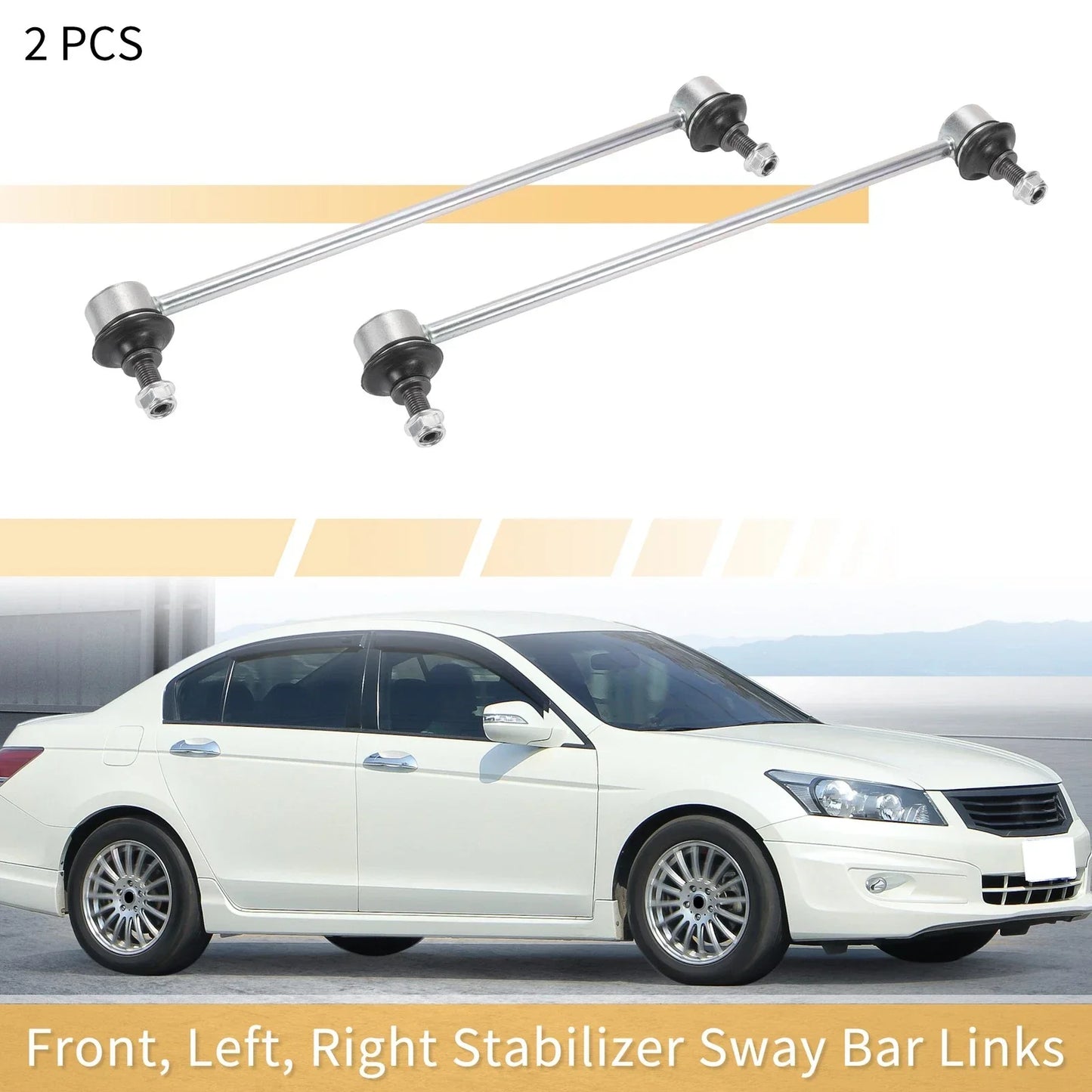 2 x Front Stabilizer Sway Bar Links for Honda Jazz (2002-2015)