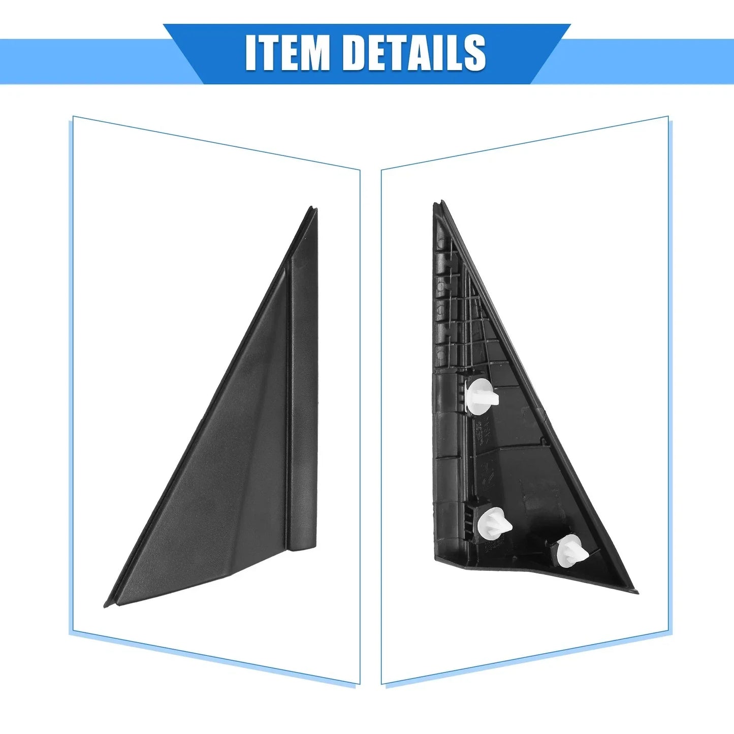 Right Mirror Corner Triangle Fender Cover for Hyundai Elantra (2011-2016)
